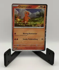 Pokemon TCG Charmander 004/165 Cosmos Holo – Scarlet & Violet 151 NM - Image 1