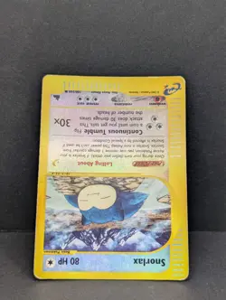Snorlax 100/144 Skyridge Reverse Holo Rare vintage Pokemon TCG WOTC inked - Image 4