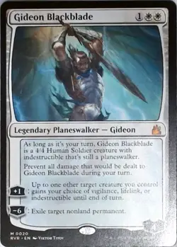 Magic | Ravnica Remastered | Gideon Blackblade | 20 | NM - Image 1