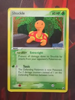 Pokemon TCG Shuckle Uncommon Reverse Holo Unseen Forces 47/115 - Image 1