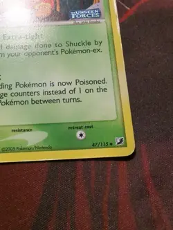 Pokemon TCG Shuckle Uncommon Reverse Holo Unseen Forces 47/115 - Image 5