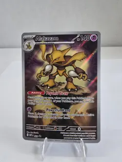 2025 Pokemon TCG: Mega Evolution Black Star Promo MEP 009 Alakazam ETB Promo - Image 1