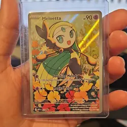 Pokemon Meloetta 026 Me: Mega Evolution Promo Illustration Rare Holo Basic HP90… - Image 1