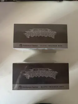 Two Pokemon Pitch Black Elite Trainer Boxes Pokemon Center PKC ETB New Sealed - Image 2