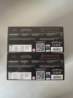 Two Pokemon Pitch Black Elite Trainer Boxes Pokemon Center PKC ETB New Sealed - Image 4