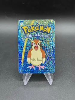Pidgey Holo Pokemon Vintage 2000 Vending Prism Sticker Nintendo Rare - Image 1