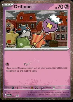 Drifloon 005 Holo Promo ME: Mega Evolution Promo Pokemon NM - Image 1
