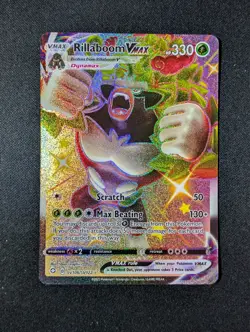 Pokemon TCG Rillaboom VMAX SV106/122 Shining Fates Shiny Vault - Image 1