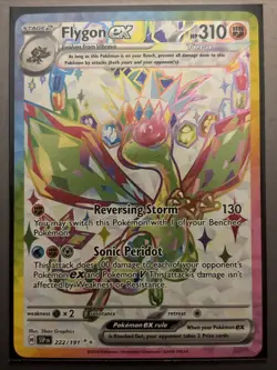 Pokemon Flygon ex 222/191 Surging Sparks Scarlet & Violet Ultra Rare Full Art - Image 1