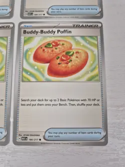 4x Buddy-Buddy Poffin - 184/217 - Ascended Heroes - Playset Pokemon TCG NM - Image 2