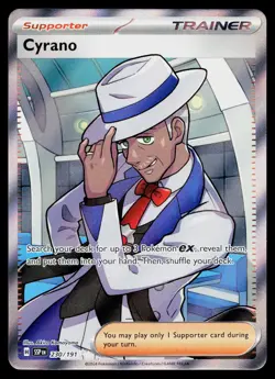 CYRANO 230/191 ULTRA RARE SURGING SPARKS POKEMON HOLO NM - Image 1