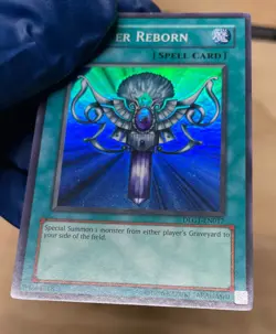 LP Monster Reborn Super Rare Dark Legends DLG1-EN017 - Image 5