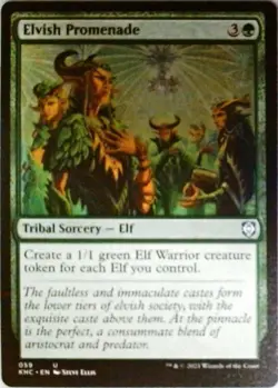 Magic | Commander: Kaldheim | Elvish Promenade | 59 | NM - Image 1