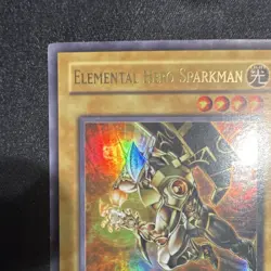 Konami Yu-Gi-Oh! Elemental HERO Sparkman YSD-ENS01 LE Ultra Rare Foil MP - Image 2