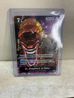 St. Shepherd Ju Peter (R) Alt Art OP13-084 One Piece TCG Carrying On His Will - Image 1