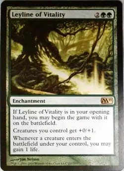 Magic | Magic 2011 (M11) | Leyline of Vitality | 183 | NM - Image 1