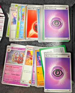 520+ POKEMON CARD ETB STORAGE BOX - MODERN SETS BULK CARDS - MINT/NEAR MINT - Image 1