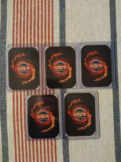 Naruto CCG Card Lot ×5 Rares 1st Edition Temujin, Kamira, Ranke, Fugai, Haido - Image 4