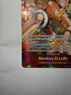Bandai One Piece Card Game Monkey D. Luffy OP16-015 SR Alt Art Foil EN 6000 - Image 4