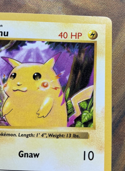 Pokemon Pikachu Red Cheeks 58/102 Base Set Unlimited English Card #3433 - Image 4
