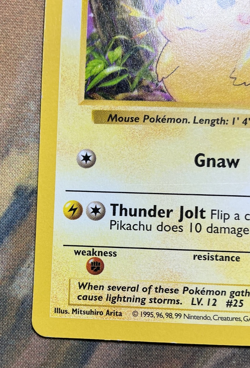 Pokemon Pikachu Red Cheeks 58/102 Base Set Unlimited English Card #3433 - Image 5