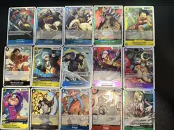 One Piece tcg Card Game 100 Cards Collection Mixed Lot w/ 10 FOILS Included - Image 4