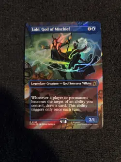 Foil - Loki, God of Mischief (Borderless) - 343 / NM / English MTG - Image 1