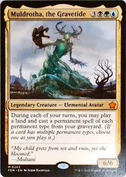 Magic | Foundations | Muldrotha, the Gravetide | 243 | NM - Image 1