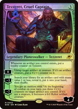 Tezzeret, Cruel Captain Foil Edge of Eternities NM MTG - Image 1