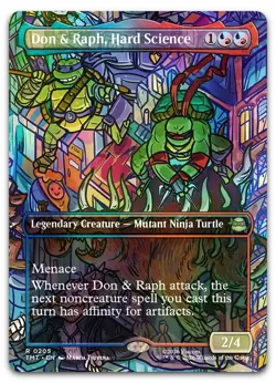 Don & Raph, Hard Science (Borderless) (Foil) NM Teenage Mutant Ninja Turtles - Image 1