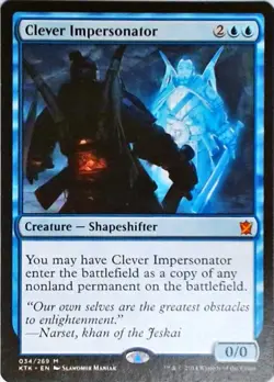 Magic | Khans of Tarkir | Clever Impersonator | 34 | NM - Image 1
