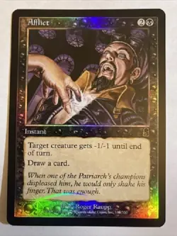 MTG Odyssey --- AFFLICT --- FOIL! Common! NM! Magic the Gathering! - Image 1