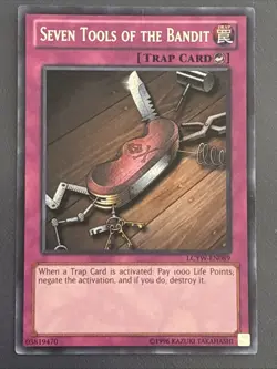 Seven Tools of the Bandit LCYW-EN089 Yugi's World Unlimited Secret Rare LP - Image 1