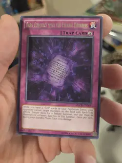 Yugioh Dark Contract With The Eternal Darkness MACR-EN068 Unlimited Ed Rare LP - Image 1