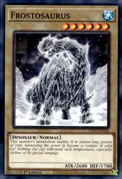 Frostosaurus WISU-EN008 Rare Wild Survivors Yu-Gi-Oh 1st Edition Lightly Played - Image 1