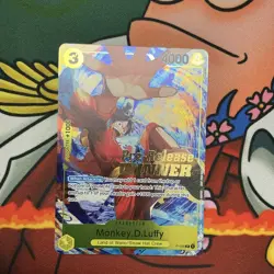 One Piece TCG Monkey D. Luffy P-036 Prerelease Winner Foil ENG - Image 1