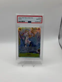 One Piece CCG Nami EB03-053 SR PSA 10 - Image 1