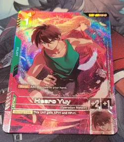 Gundam Card Game Heero Yuy C+ PB01 ST02-010 USA Seller English - Image 1
