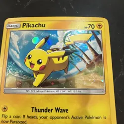 Pikachu SM81 Sun & Moon Ultra Rare Holo Promo Pokemon Card - Image 3
