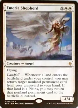 Magic | Battle for Zendikar | Emeria Shepherd | 22 | NM - Image 1