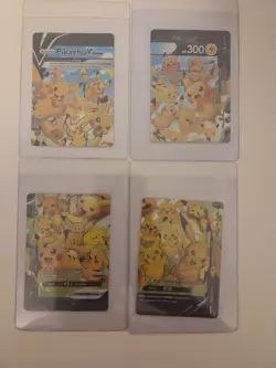 Pikachu V-Union [Set of 4] SWSH: Sword & Shield Promo Cards Holo - Image 1