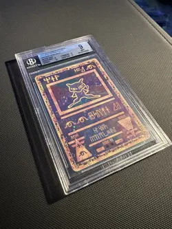 1999 Pokemon Promos Rare Holofoil Card Ancient Mew Graded BGS 9 Mint Nice Card - Image 2