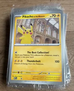 🇬🇧 Pokemon Pikachu at Museum JUMBO Promo Cards UK Exclusive Ships Worldwide - Image 2