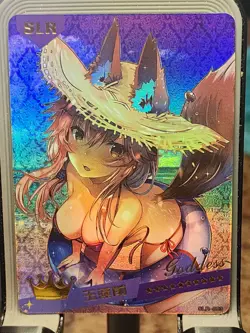 Tamamo-no-Mae Fate SLR SLR-003 Summer Love Goddess Story Anime Waifu Doujin Card - Image 1