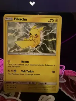 pikachu 66/236 Regular rare Pokemon cute card ✨🩷 - Image 1