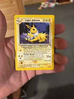 Pokemon TCG Light Jolteon Neo Destiny Card 48/105 Regular - Image 1