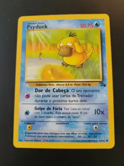 Pokemon Card Fossil Set Italian - Psyduck 53/62 - Image 1