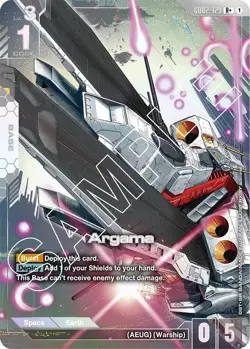 Argama (R+) GD02-129 English R+ Dual Impact Gundam Card Game - Image 1