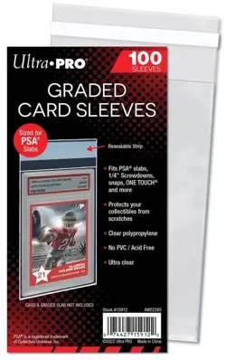 100 Ultra Pro Graded Card Sleeves for Slabs Pokemon · Panini · Topps · PSA - Image 4