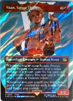 Magic | FINAL FANTASY | Vaan, Street Thief (Borderless) (Surge Foil) | 535 | NM - Image 1